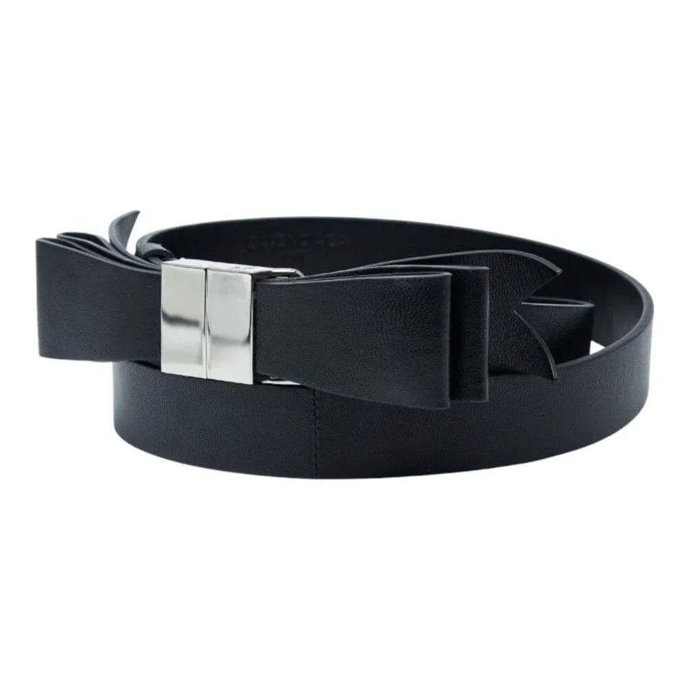 Balenciaga Ribbon Black Leather